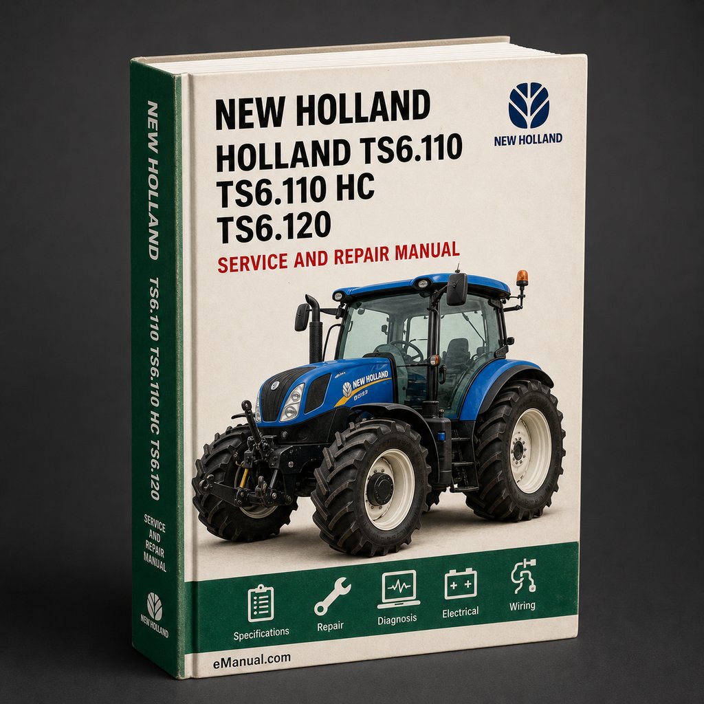 NEW Holland TS6.110 TS6.110 HC TS6.120 TS6.120 HC TS6.125 TS6.140 Tractor OperatorS Manual