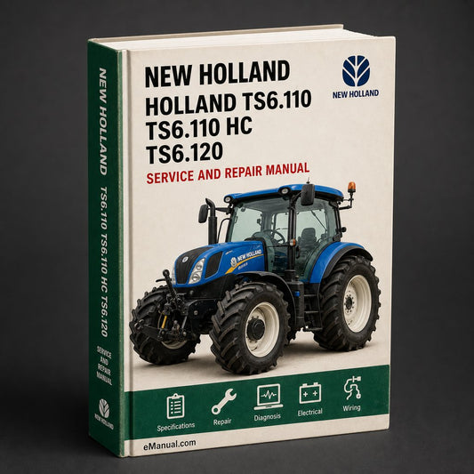 NEW Holland TS6.110 TS6.110 HC TS6.120 TS6.120 HC TS6.125 TS6.140 Tractor OperatorS Manual