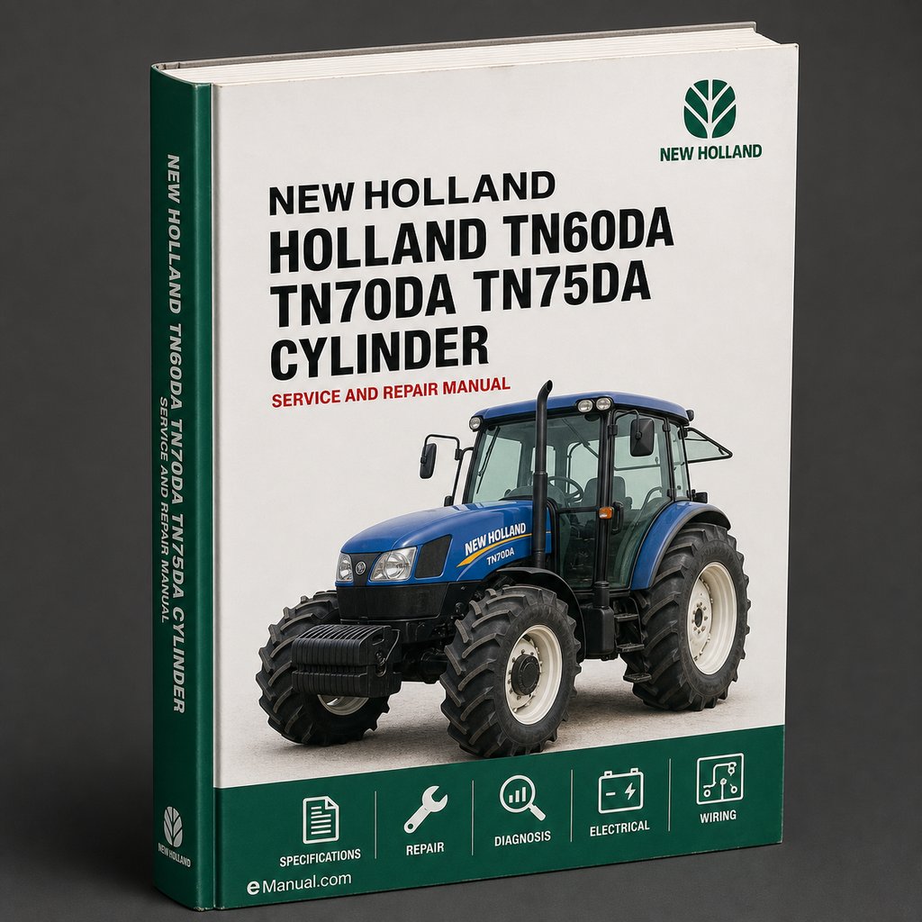 NEW Holland TN60DA TN70DA TN75DA 3 CYLINDER Tractor OperatorS Manual