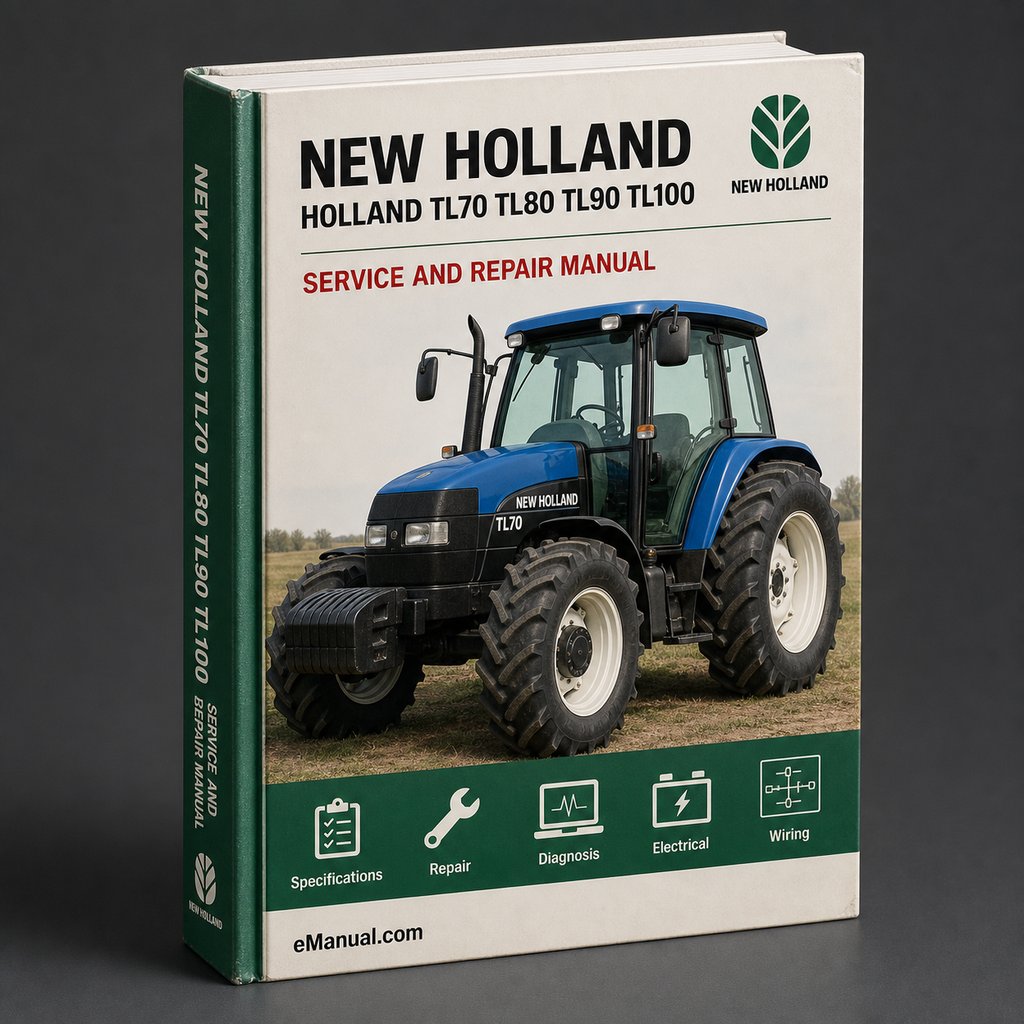 NEW Holland TL70 TL80 TL90 TL100 Tractor DUTCH OperatorS Manual