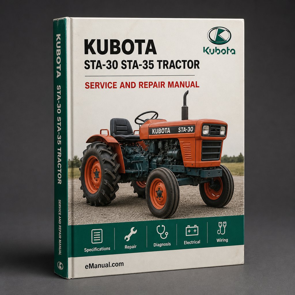 Kubota STa-30 STa-35 Tractor Workshop Service Repair Manual