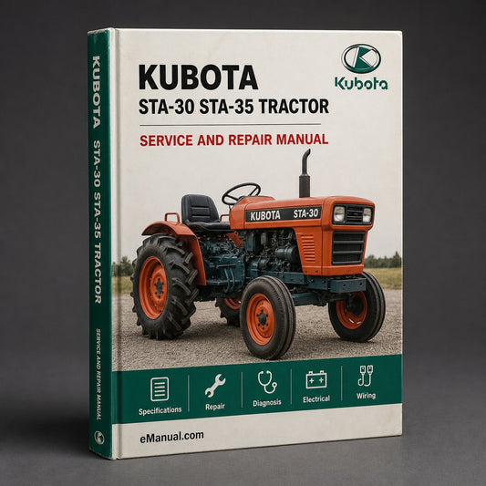 Kubota STa-30 STa-35 Tractor Workshop Service Repair Manual