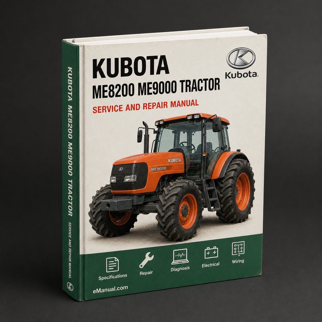 Kubota ME8200 ME9000 Tractor Workshop Service Repair Manual