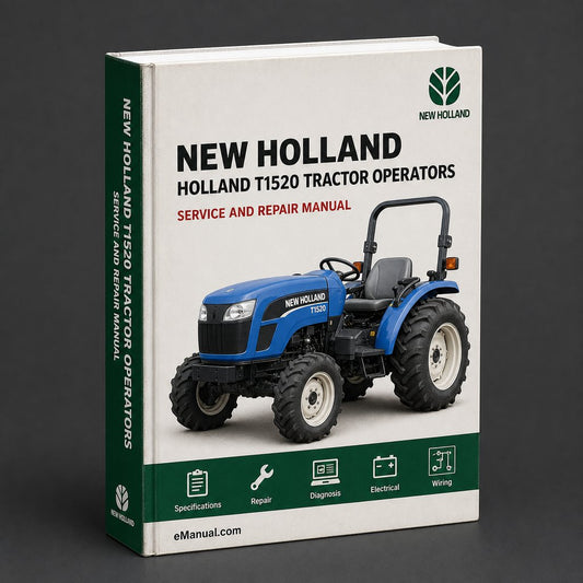 NEW Holland T1520 Tractor OperatorS Manual
