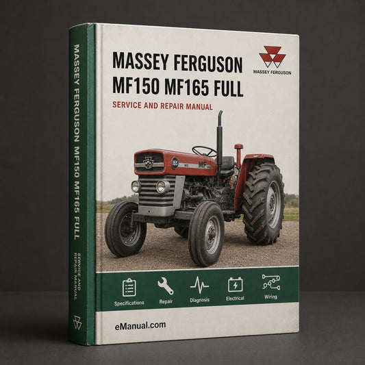 Massey Ferguson MF150 MF165 Full Service Repair Manual