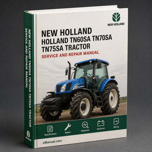 NEW Holland TN60SA TN70SA TN75SA Tractor OperatorS Manual