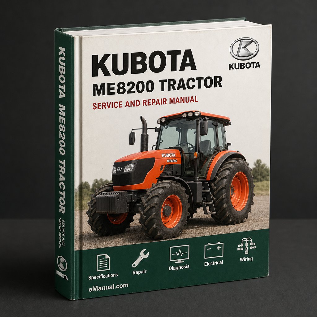 Kubota ME8200 Tractor Workshop Service Repair Manual
