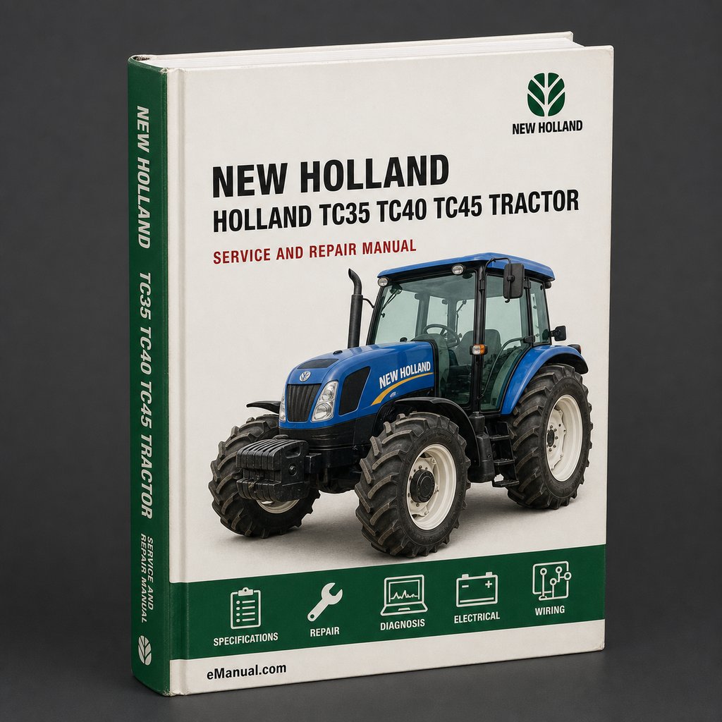 NEW Holland TC35 TC40 TC45 Tractor OperatorS Manual