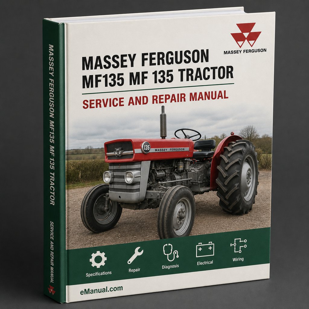 Massey Ferguson MF135 MF 135 Tractor Workshop Service Repair Manual