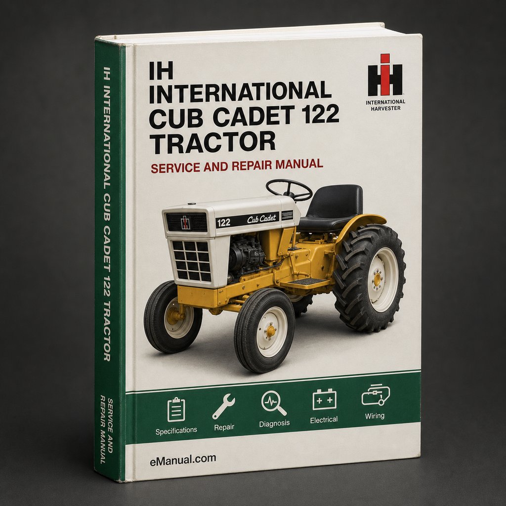 International IH Cub Cadet 122 Tractor Workshop Service Repair Manual