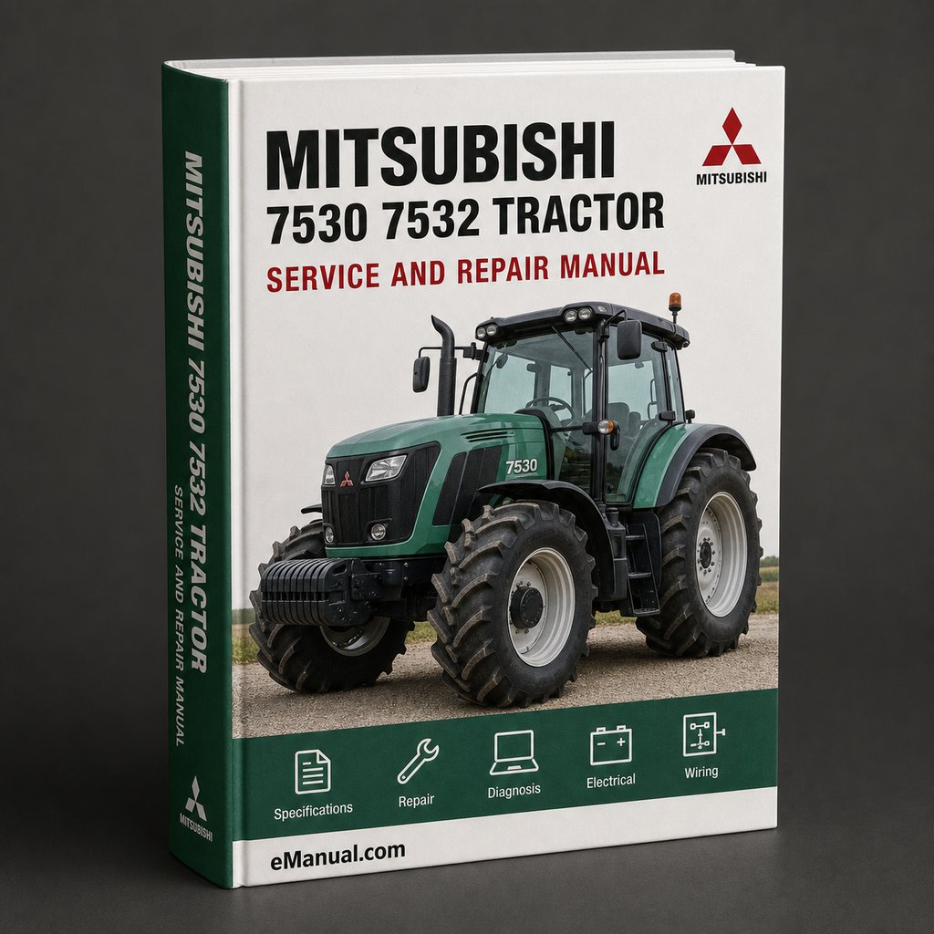 Mitsubishi 7530 7532 Tractor Workshop Service Repair Manual