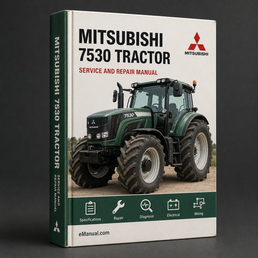 Mitsubishi 7530 Tractor Workshop Service Repair Manual