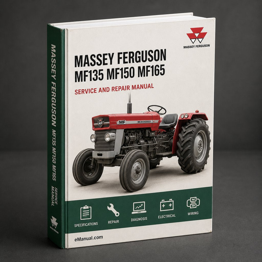 Massey Ferguson MF135 MF150 MF165 Workshop Service Repair Manual