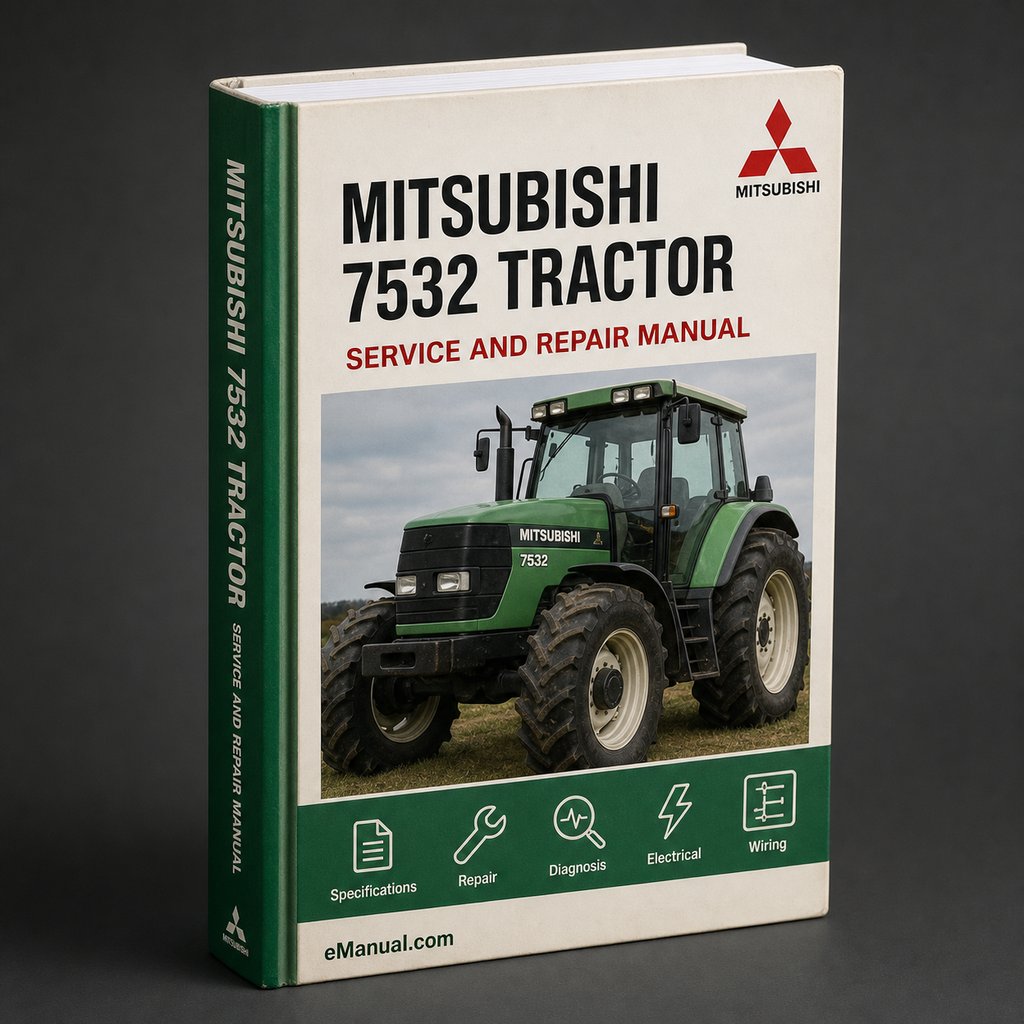 Mitsubishi 7532 Tractor Workshop Service Repair Manual