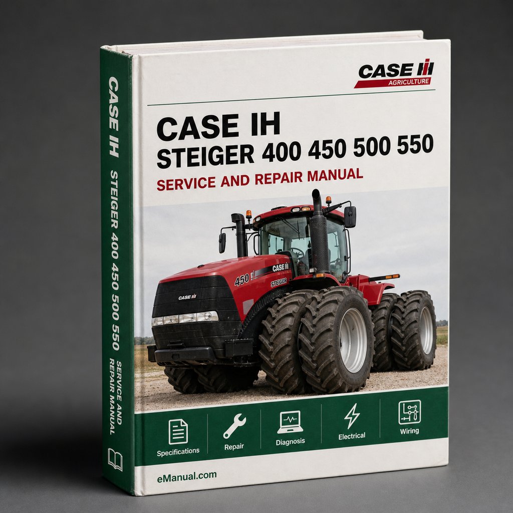 CASE IH STEIGER 400 450 500 550 600 QUADTRAC 450 500 550 600 Tier 2 Tractor OperatorS Manual