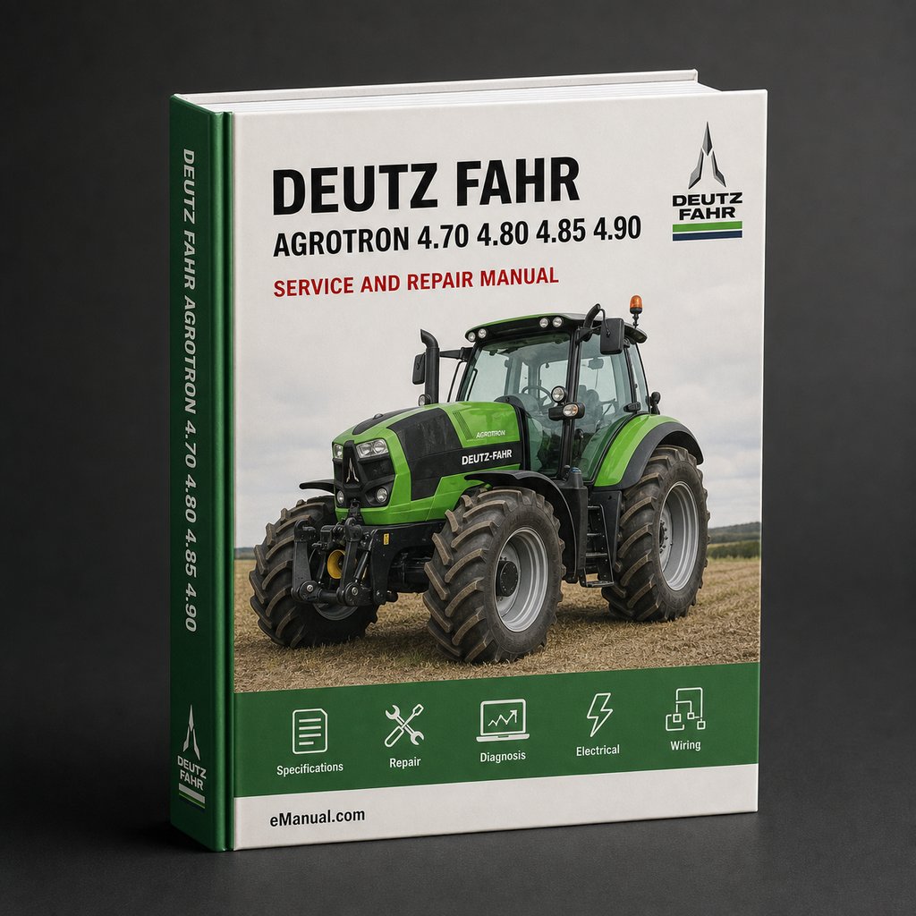Deutz Fahr Agrotron 4.70 4.80 4.85 4.90 4.95 6.00 6.05 6.15 6.20 6.30 6.45 Tractor Complete Workshop Service Repair Manual