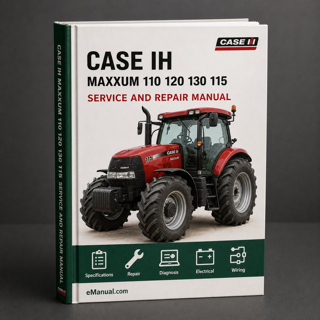 CASE IH MAXXUM 110 120 130 115 125 140 Tractor OperatorS Manual
