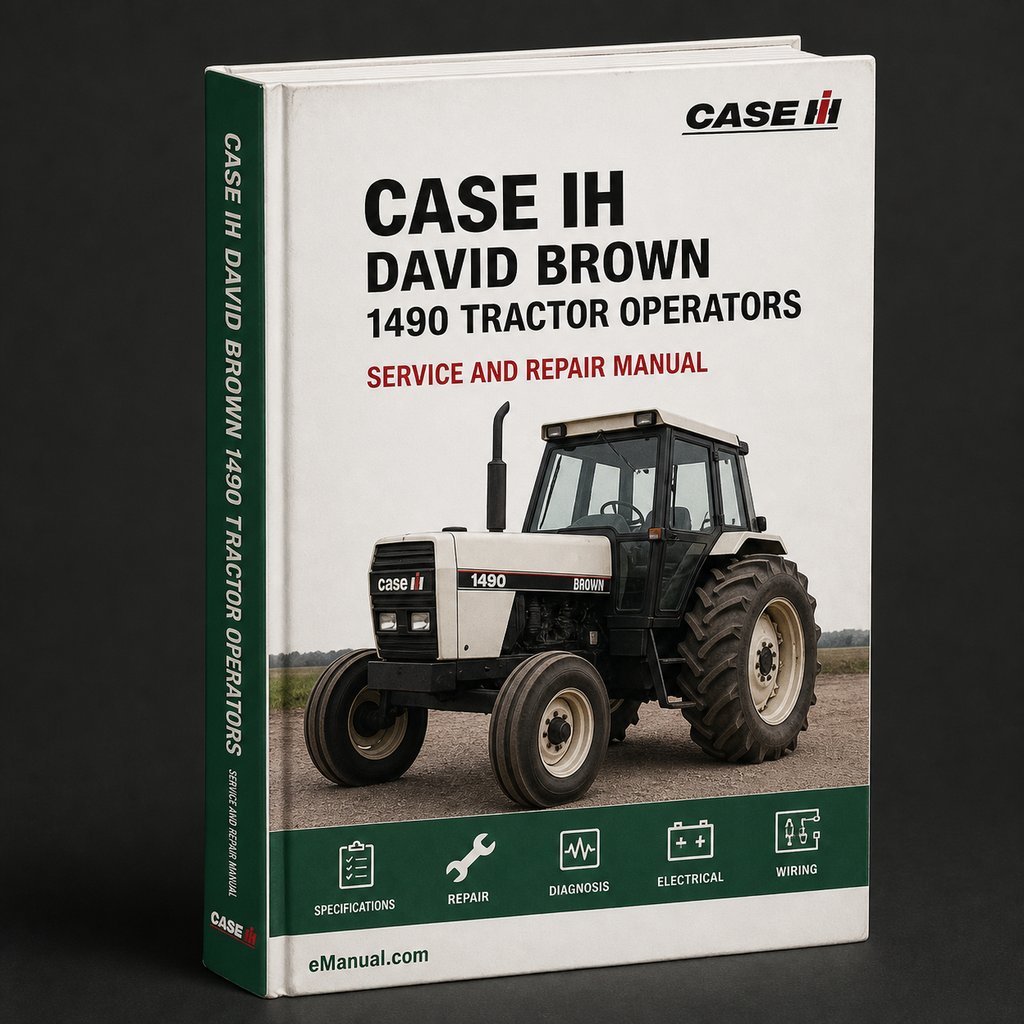 CASE IH DAVID BROWN 1490 Tractor OperatorS Manual