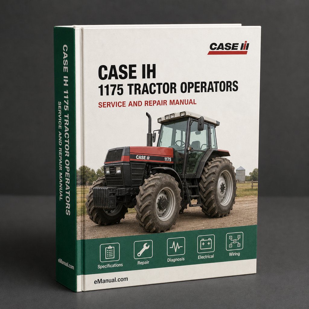 CASE IH 1175 Tractor OperatorS Manual