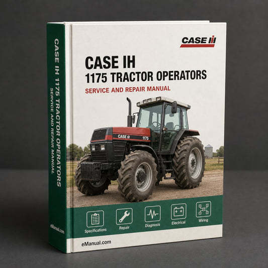 CASE IH 1175 Tractor OperatorS Manual