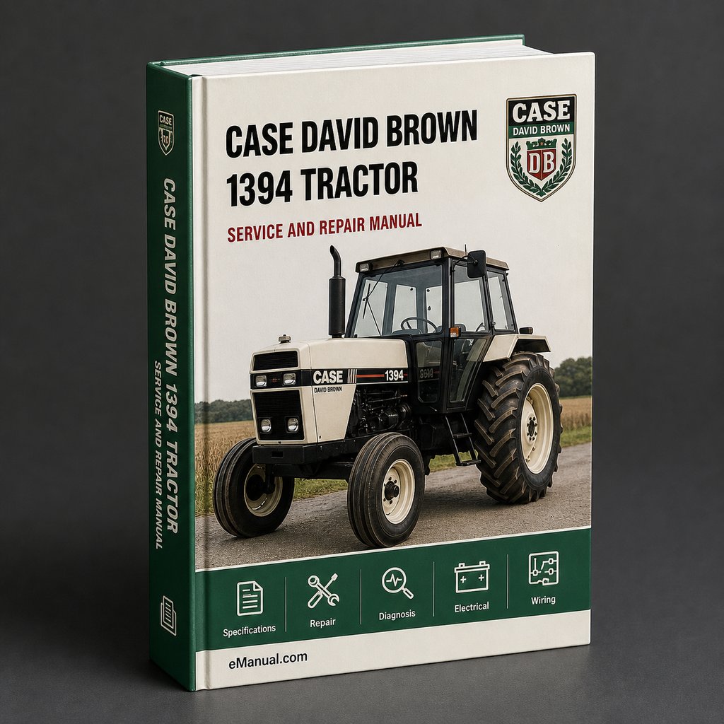 CASE DAVID BROWN 1394 Tractor Workshop Service Manual Repair