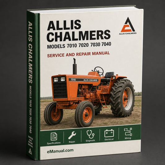 Allis Chalmers Models 7010 7020 7030 7040 7045 7050 7060 7080 Tractor Complete Workshop Service Repair Manual