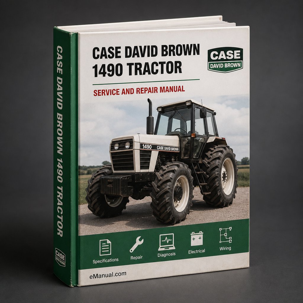 CASE DAVID BROWN 1490 Tractor Workshop Service Manual Repair