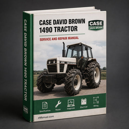 CASE DAVID BROWN 1490 Tractor Workshop Service Manual Repair