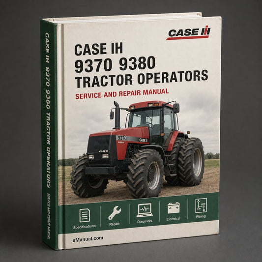 CASE IH 9370 9380 Tractor OperatorS Manual
