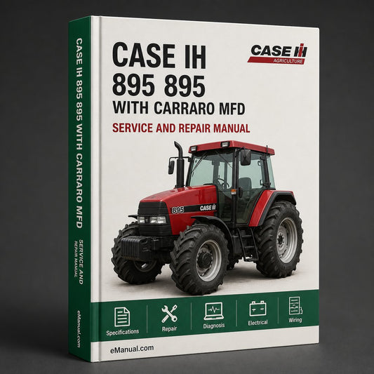 CASE IH 895 895 WITH CARRARO MFD AXEL Tractor OperatorS Manual