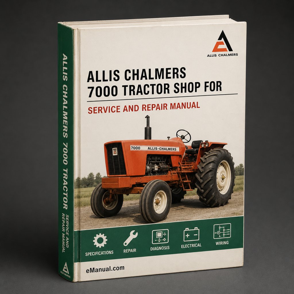 Allis Chalmers 7000 tractor Shop Service Manual for Repair