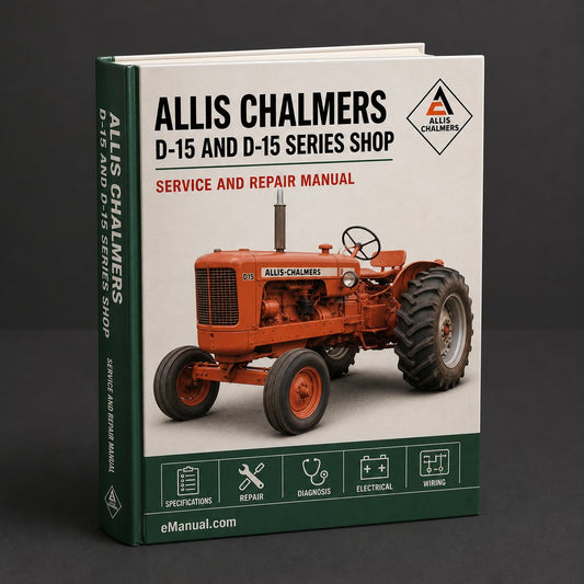 Allis Chalmers D-15 and D-15 series 2 shop Service Manual