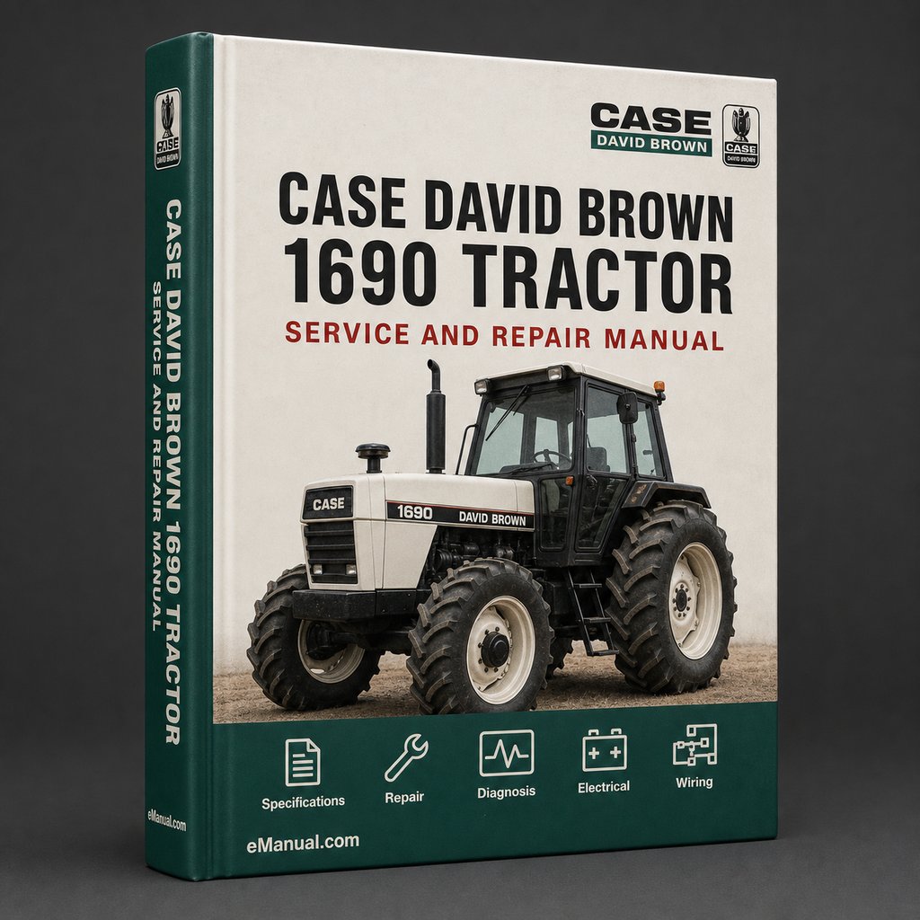 CASE DAVID BROWN 1690 Tractor Workshop Service Manual Repair