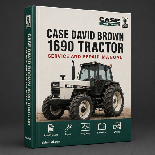 CASE DAVID BROWN 1690 Tractor Workshop Service Manual Repair