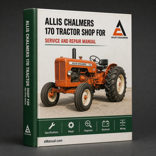 Allis Chalmers 170 tractor Shop Service Manual for Repair