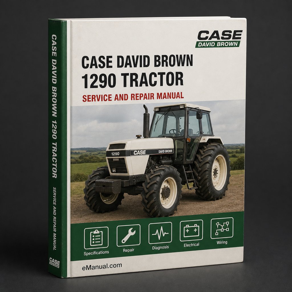CASE DAVID BROWN 1290 Tractor Workshop Service Manual Repair