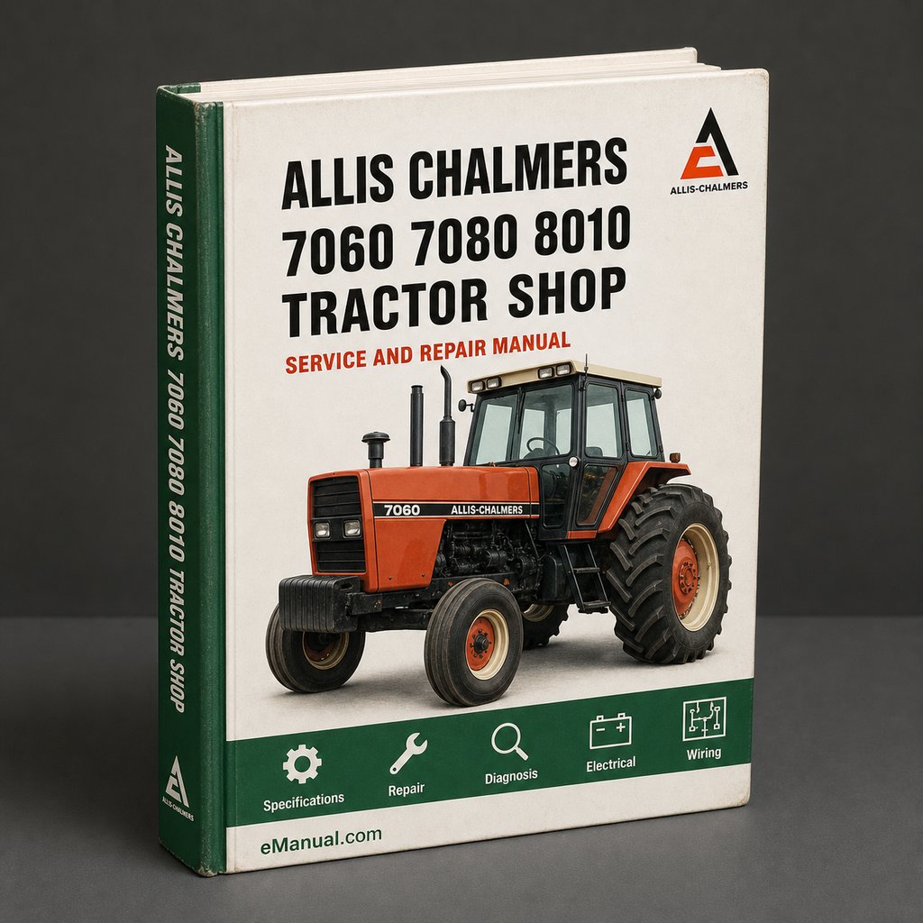 Allis Chalmers 7060 7080 8010 tractor Shop Service Manual
