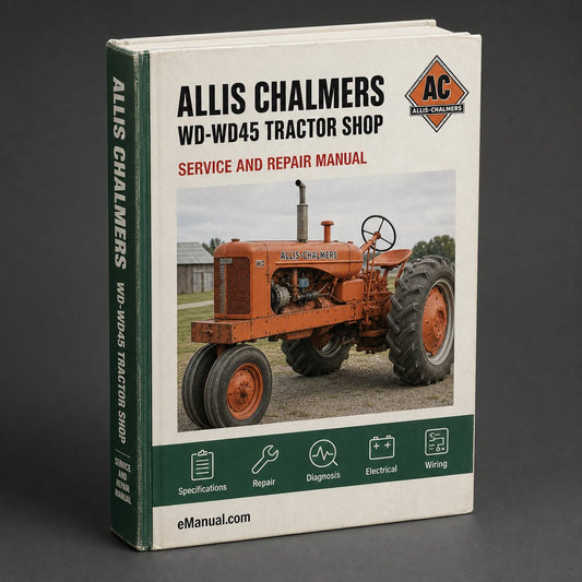 Allis Chalmers WD-WD45 tractor shop Service Manual