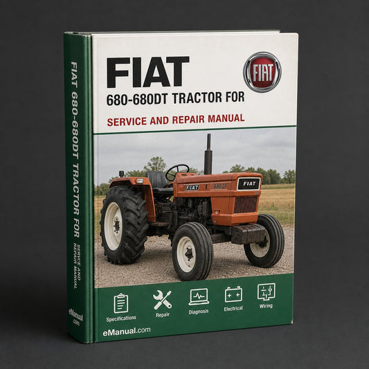 Fiat 680-680DT tractor Workshop Service Manual for Repair