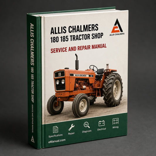 Allis Chalmers 180 185 tractor Shop Service Manual