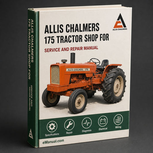 Allis Chalmers 175 tractor Shop Service Manual for Repair