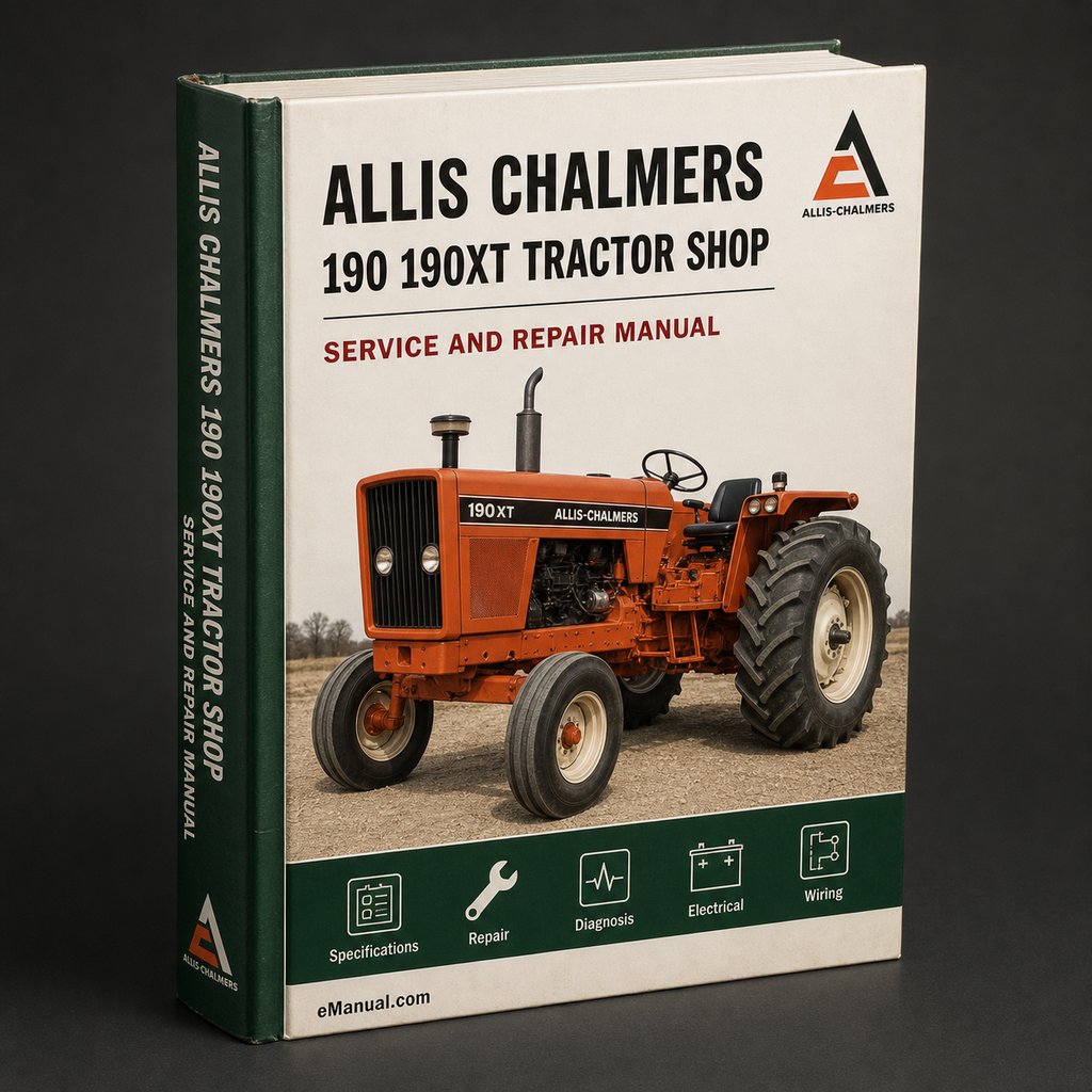 Allis Chalmers 190 190XT tractor Shop Service Manual