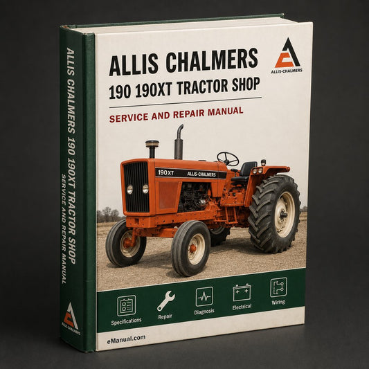 Allis Chalmers 190 190XT tractor Shop Service Manual