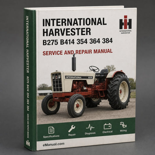 International Harvester B275 B414 354 364 384 424 444 2424