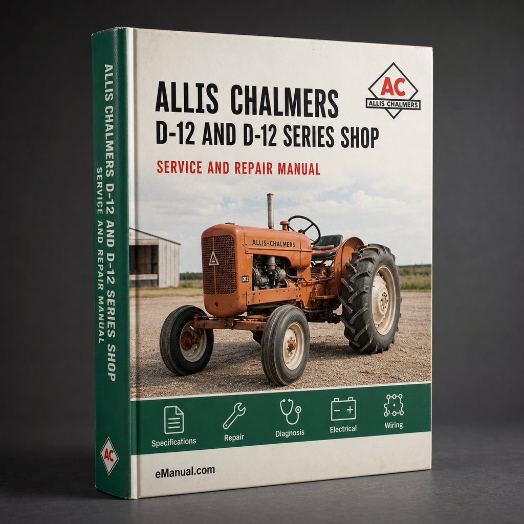Allis Chalmers D-12 and D-12 series 3 shop Service Manual