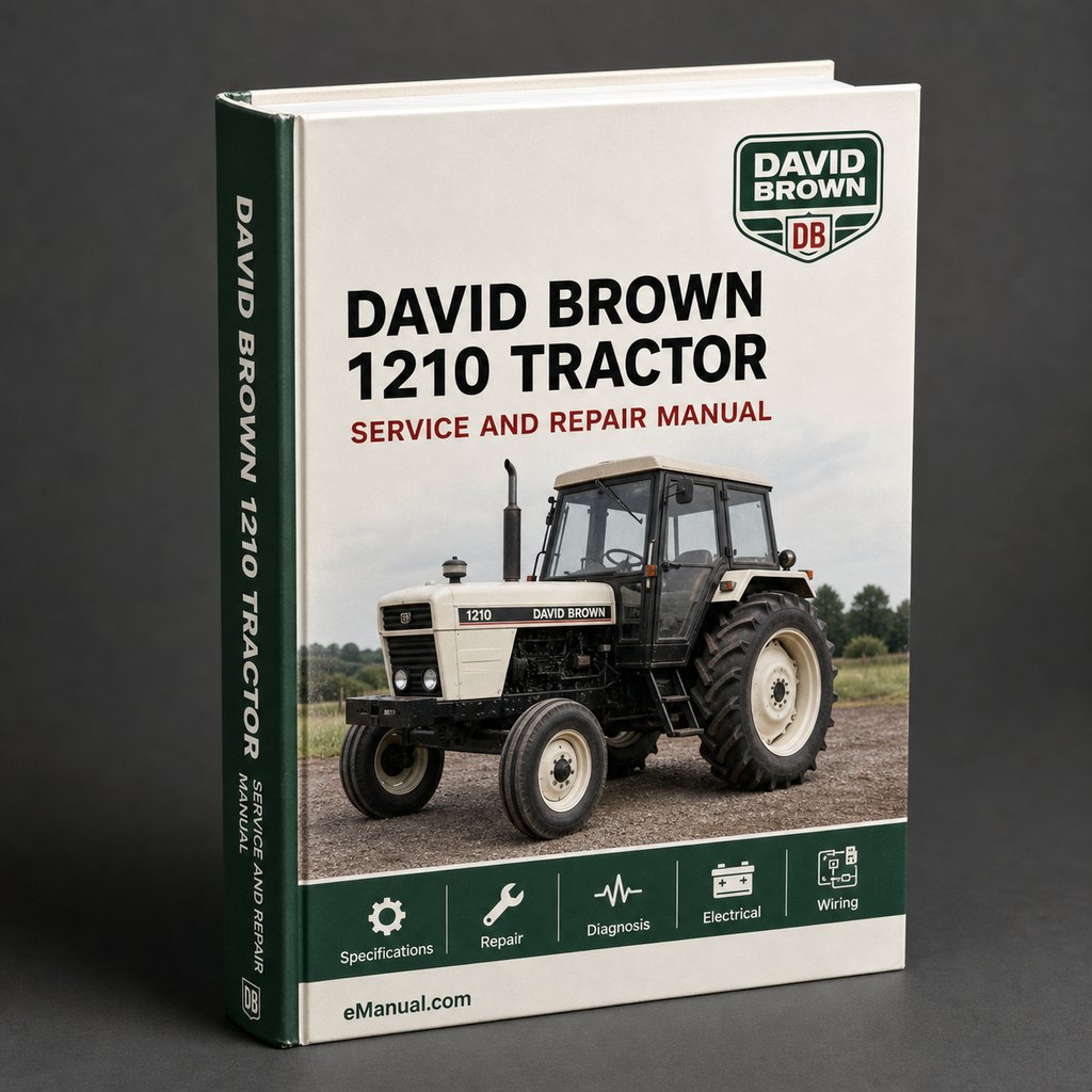DAVID BROWN 1210 Tractor Workshop Service / Repair Manual