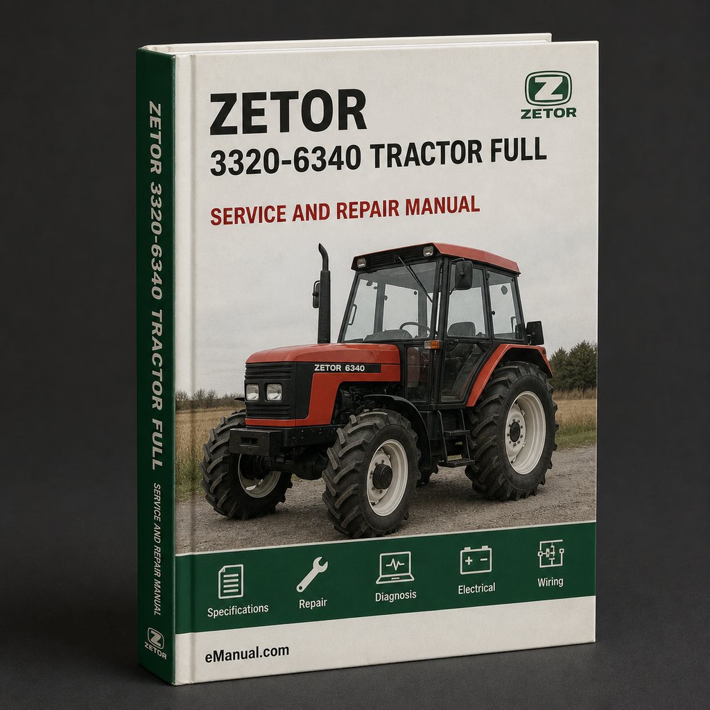 Zetor 3320-6340 Tractor Full Service Repair Manual
