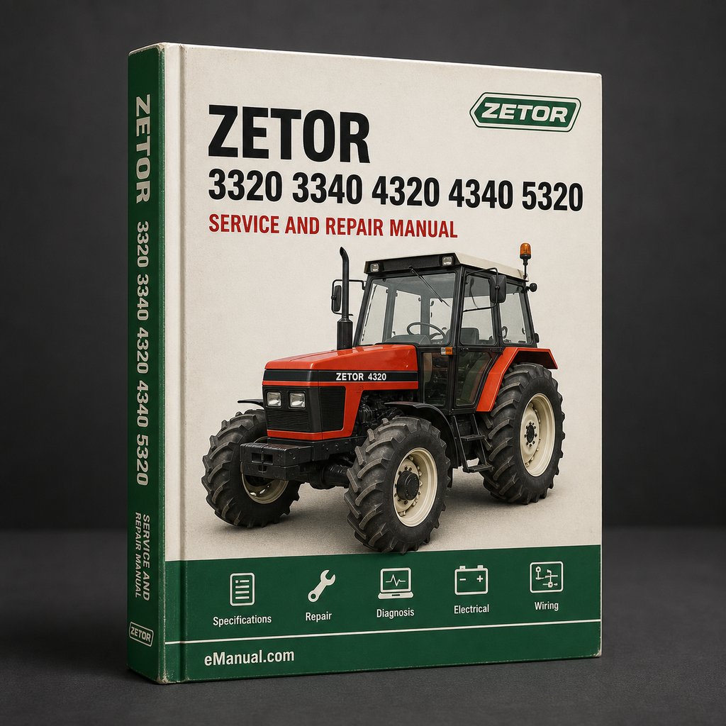 Zetor 3320 3340 4320 4340 5320 5340 5340 6320 6320 6340 6340 6340 Turbo Horal Tractor Full Service & Repair Manual