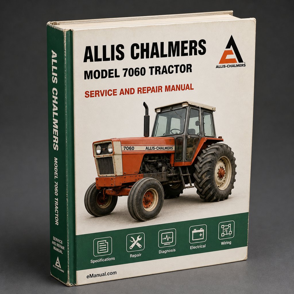Allis Chalmers Model 7060 Tractor Workshop Service Repair Manual