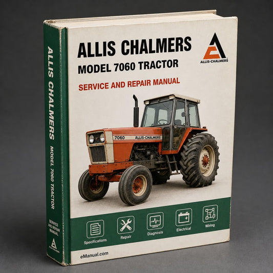 Allis Chalmers Model 7060 Tractor Workshop Service Repair Manual